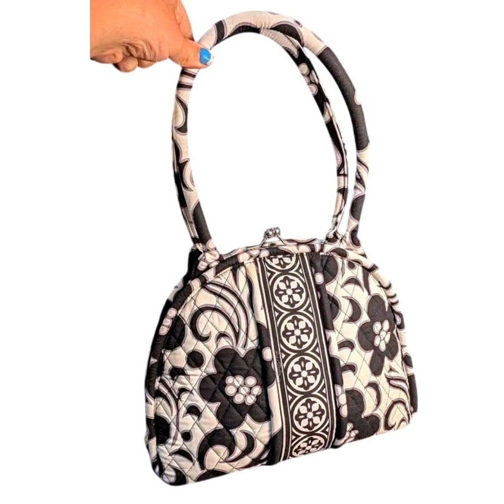 Vera Bradley ~Night & Day Pattern ~ Quilted Frame‎ ~ Satchel Shoulder Bag